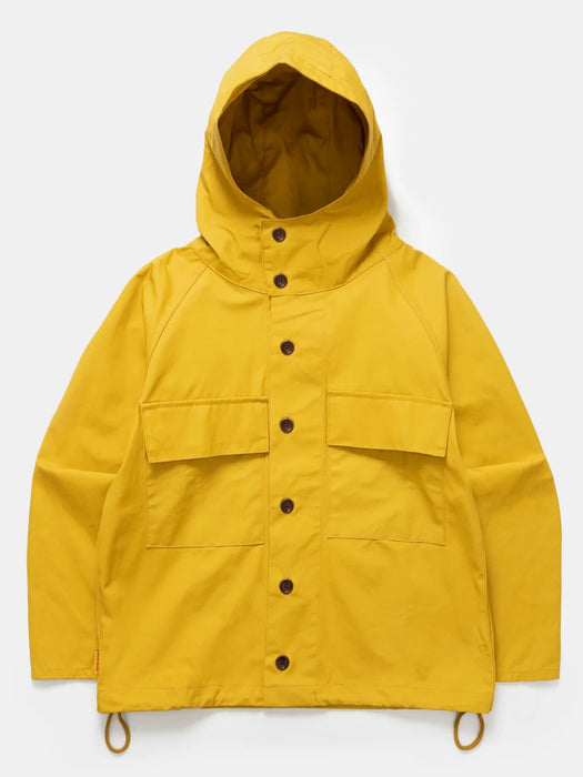 Service Works Allotment Parka in Ochre Waxed  Cotton