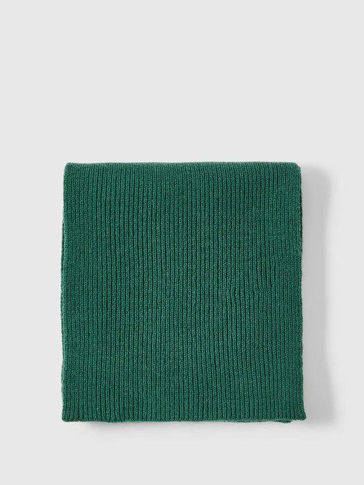 Selected Homme Mason Merino Scarf in Dark Green