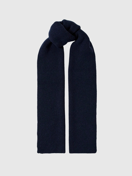 Selected Homme Mason Merino Scarf in Sky Captain