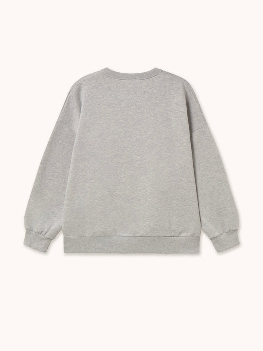 The Tiny Big Sister Nails Sweatshirt in Grey