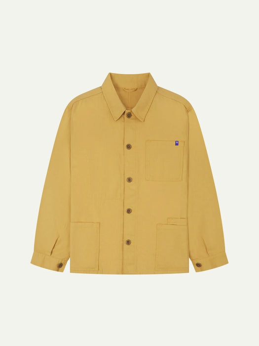 Uskees Engineer Overshirt in Sandstone Herringbone