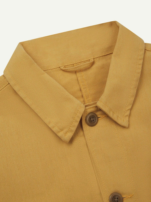 Uskees Engineer Overshirt in Sandstone Herringbone