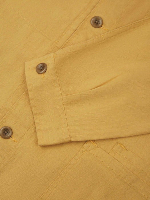 Uskees Engineer Overshirt in Sandstone Herringbone