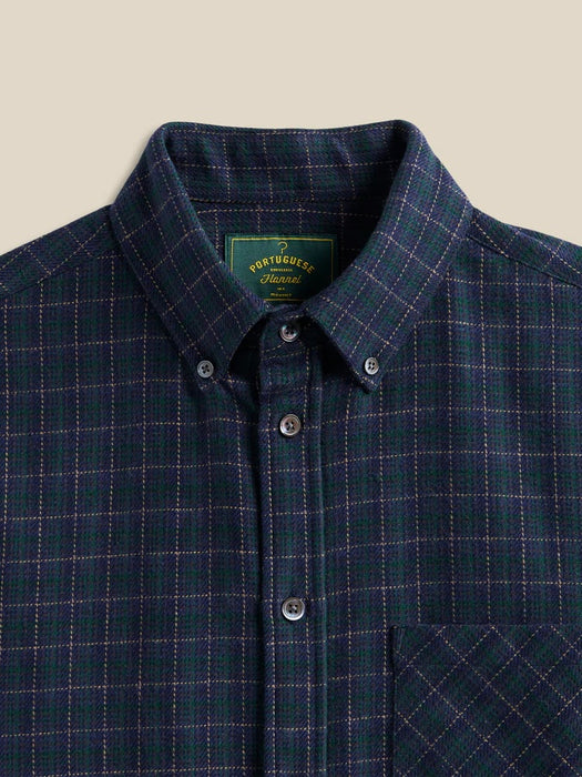 Portuguese Flannel Minerva Shirt in Bluish