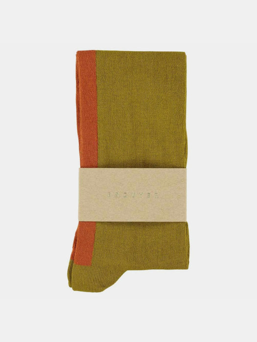 Escuyer Knee High Socks in Bronze / Lion