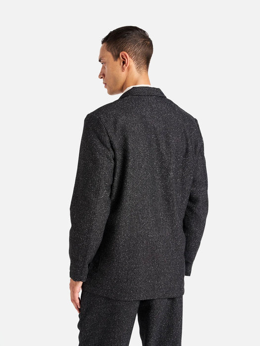 Universal Works Two-button Jacket in Black Lewisham Wool