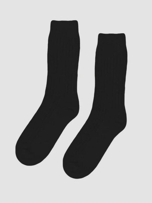 Colorful Standard Merino Socks in Deep Black