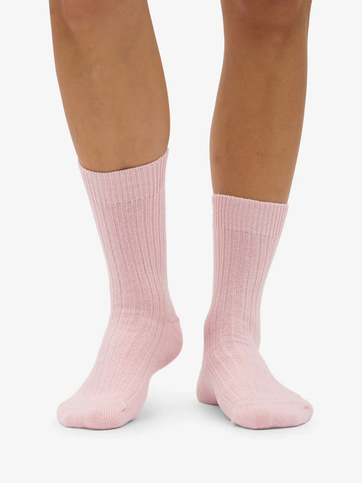 Colorful Standard Merino Socks in Faded Pink