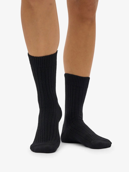 Colorful Standard Merino Socks in Deep Black