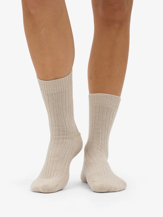 Colorful Standard Merino Socks in Ivory White