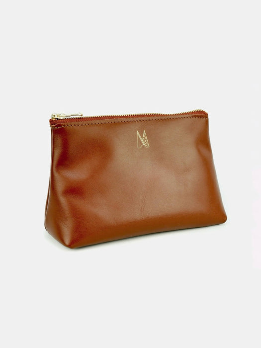 Village Leathers Travel Pouch in Tan
