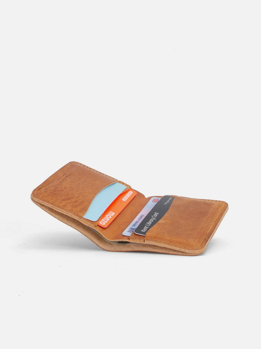 Village Leathers Missouri Wallet in Tan