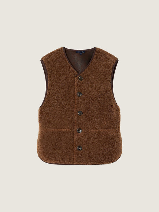 Soeur Fusil Gilet in Marron