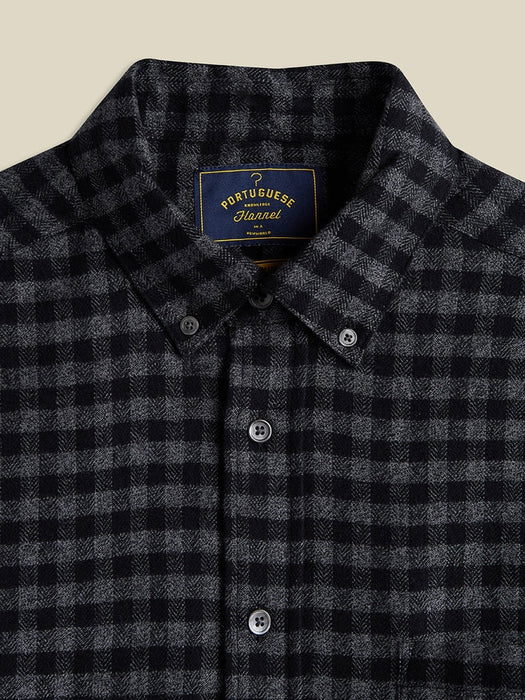 Portuguese Flannel Roca LS Shirt in  Grey