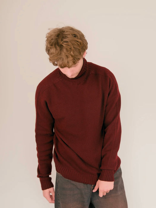 Origin Seamless Polo in Port