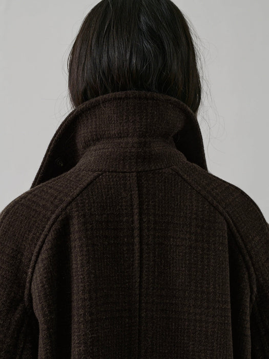 Soeur Berlin Coat in Marron / Noir
