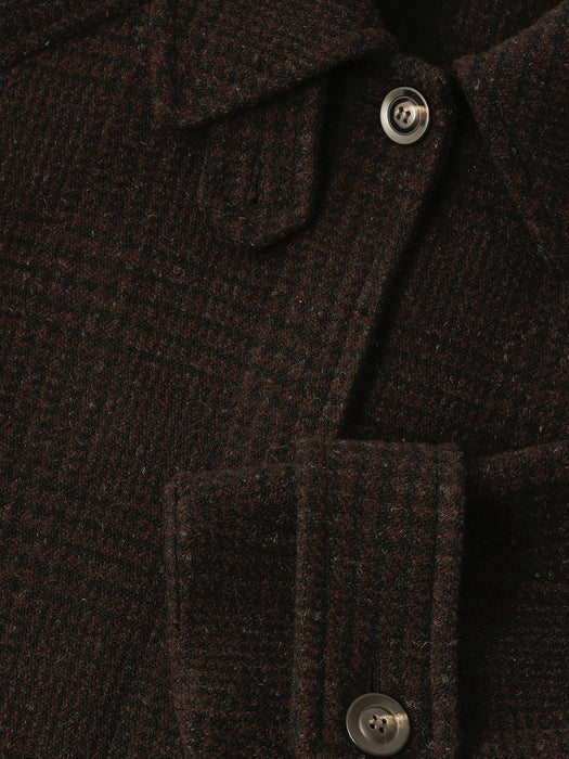 Soeur Berlin Coat in Marron / Noir