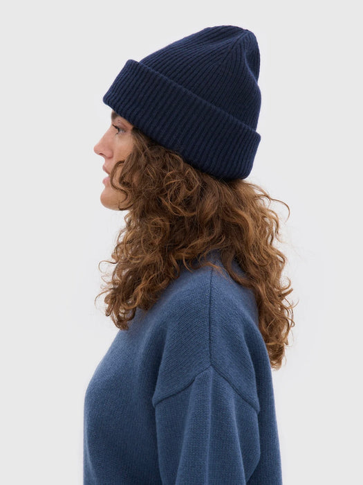 Colorful Standard Merino Wool Hat in Navy Blue