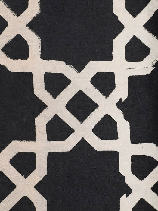 Kardo Chintan Shirt in Ajrakh Black Trellis