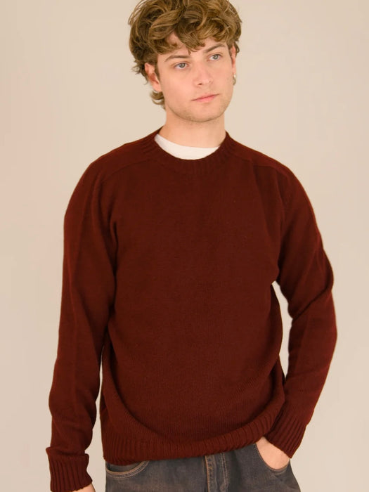 Origin Seamless Crew in Russet Red