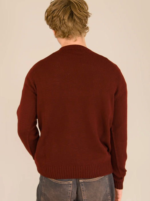 Origin Seamless Crew in Russet Red