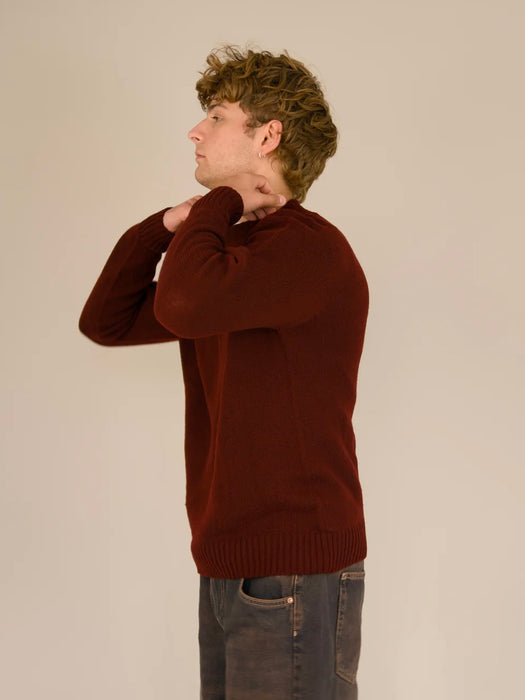 Origin Seamless Crew in Russet Red