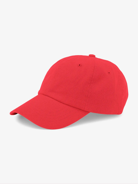 Colorful Standard Cotton Cap in Red Tangerine