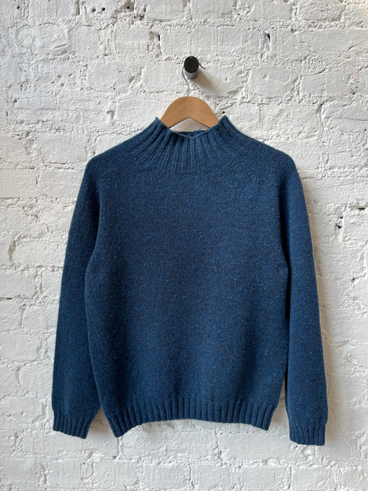 Array Women's Stour Mock Neck Knit in Gainsborough Blue