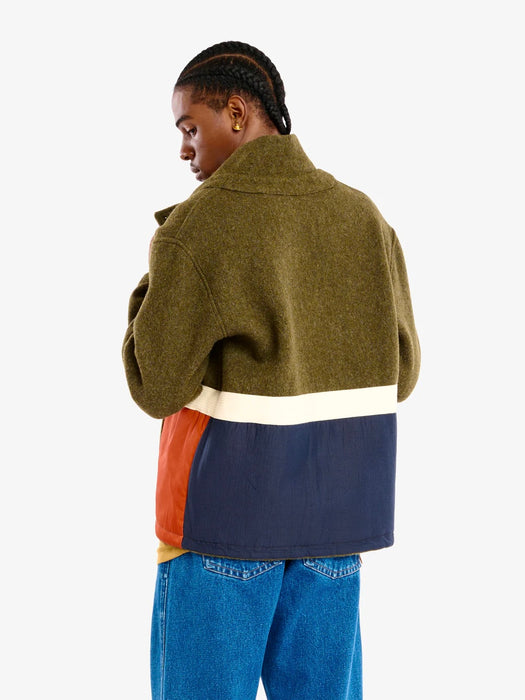 Homecore Swit Sheep Short Caban Coat in Greenery