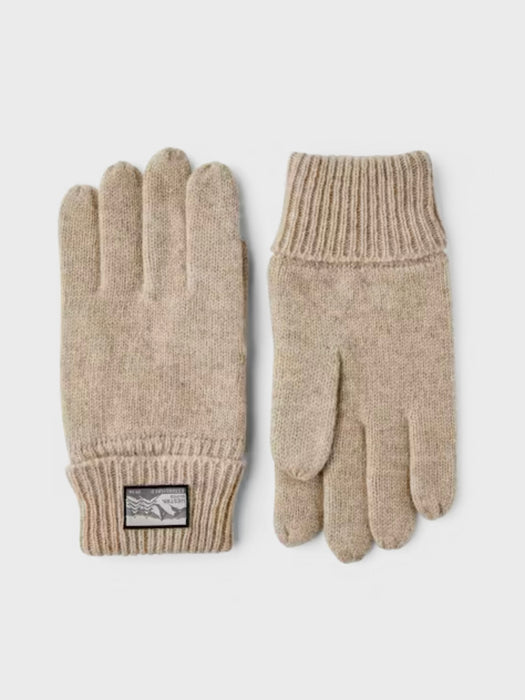 Hestra Women's Raggwool Glove in Beige