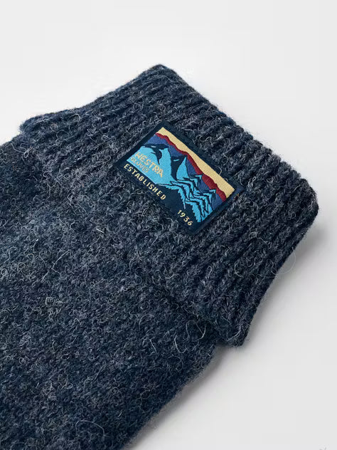 Hestra Women's Raggwool Glove in Navy
