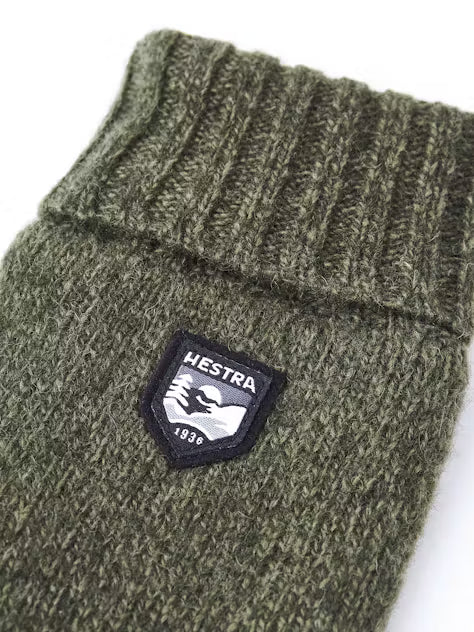 Hestra Men's Basic Wool Glove in Olive
