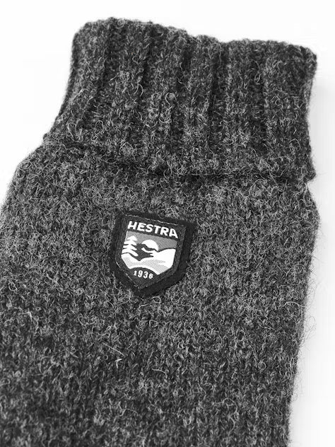 Hestra Men's Basic Wool Glove in Charcoal