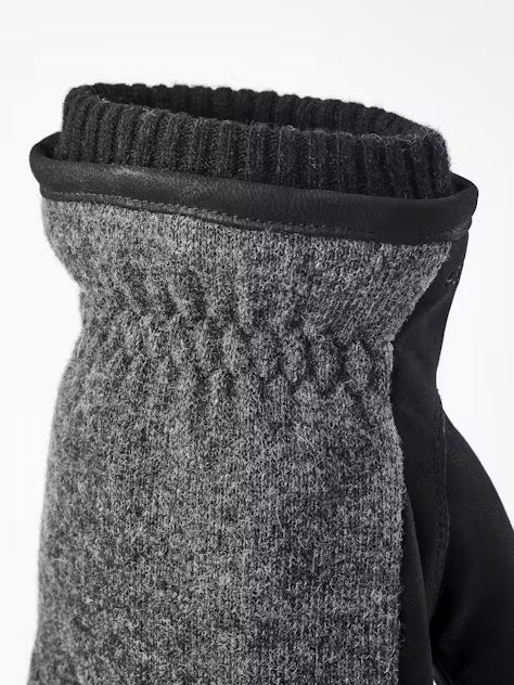 Hestra Men's Noah Glove in Charcoal/Black