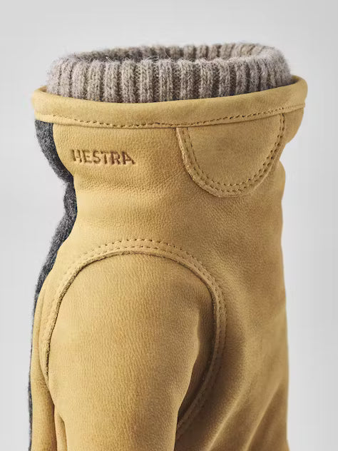 Hestra Men's Noah Glove in Charcoal/Tan