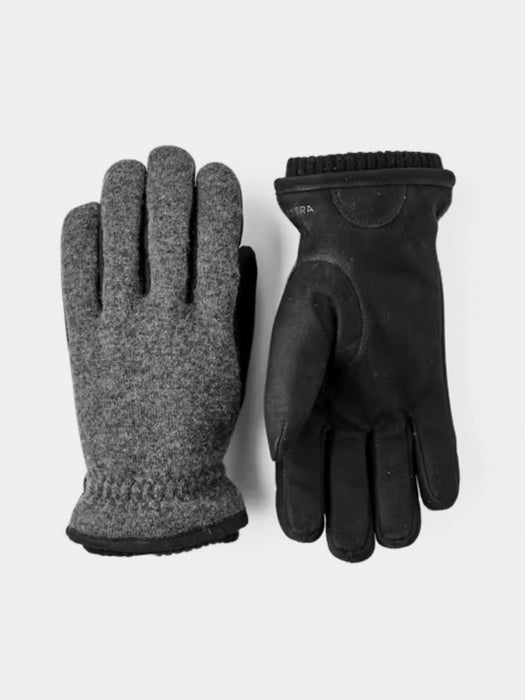Hestra Men's Noah Glove in Charcoal/Black