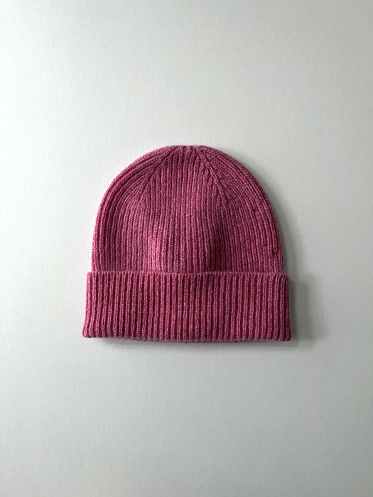 Array Single Rib Beanie in Nougat