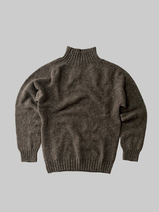 Array Mens Stour Mock Neck Knit in Torridon Neps