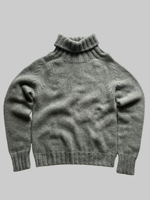 Array Womens Bures Polo Sweater in Flannel Grey