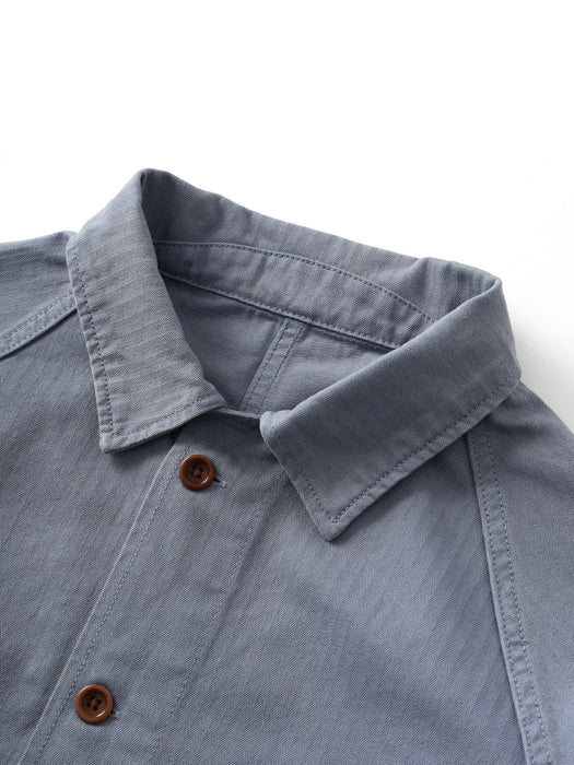 Service Works Herringbone FOH Jacket in Harbour