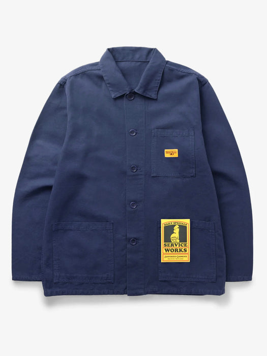 Service Works Canvas Coverall Jacket in Navy