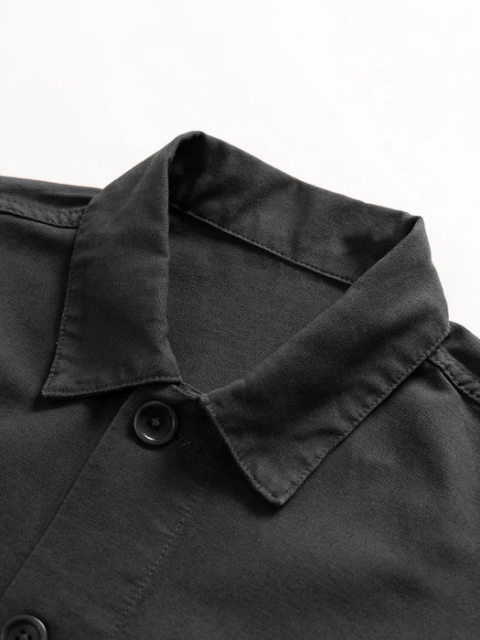 Service Works Canvas Coverall Jacket in Black