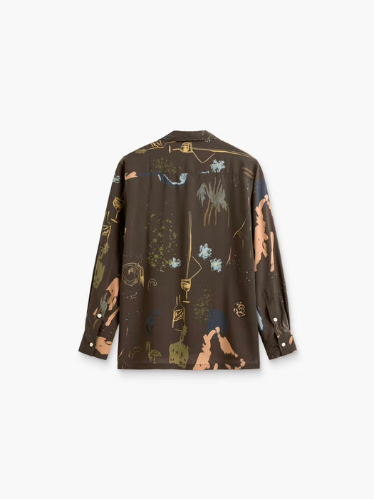 OAS Brillo Palermo Shirt in Dark Brown