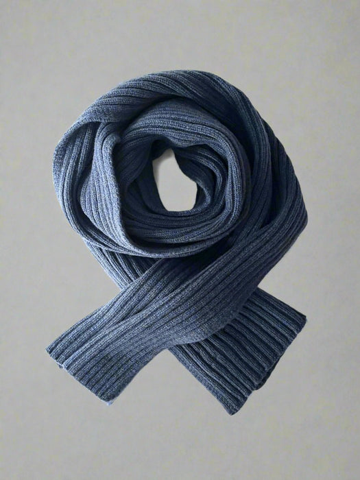 Array Ribbed Scarf in Hurricane