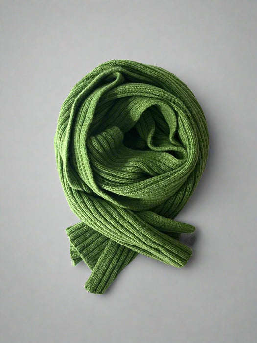 Array Ribbed Scarf in Watercress