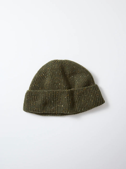 Rototo Nep Seamless Beanie in Olive