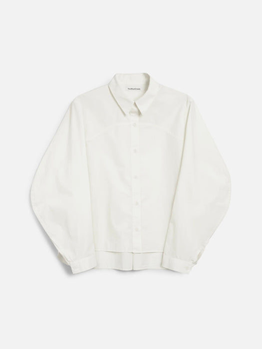 YMC Women Kengo Shirt in Off-White Poplin