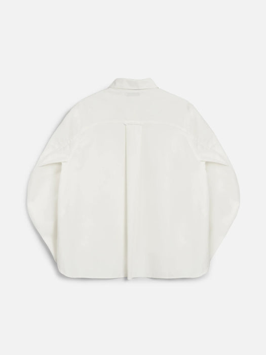 YMC Women Kengo Shirt in Off-White Poplin