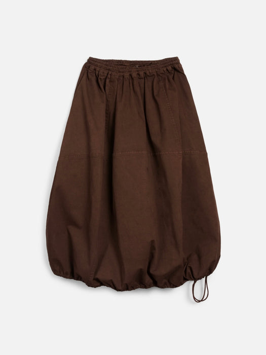 YMC Women Parachute Skirt in Brown