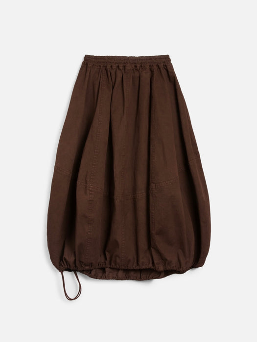 YMC Women Parachute Skirt in Brown